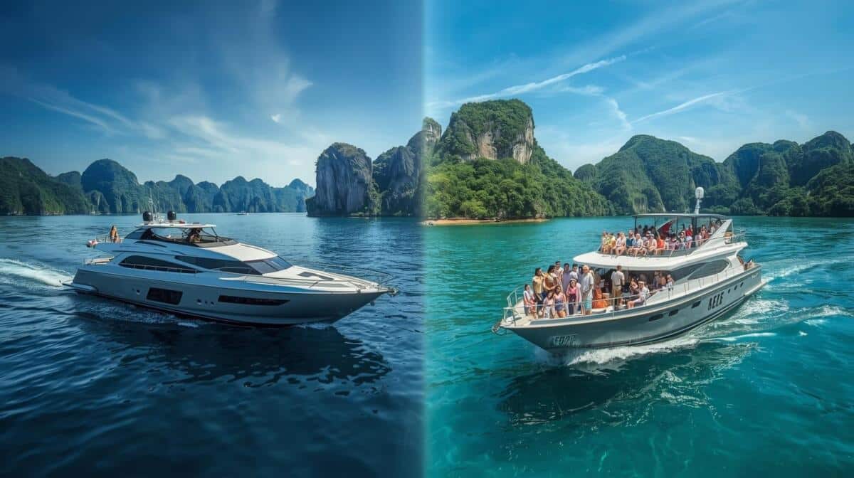 Small-Group Luxury vs. Mass Tourism in Phang Nga Bay